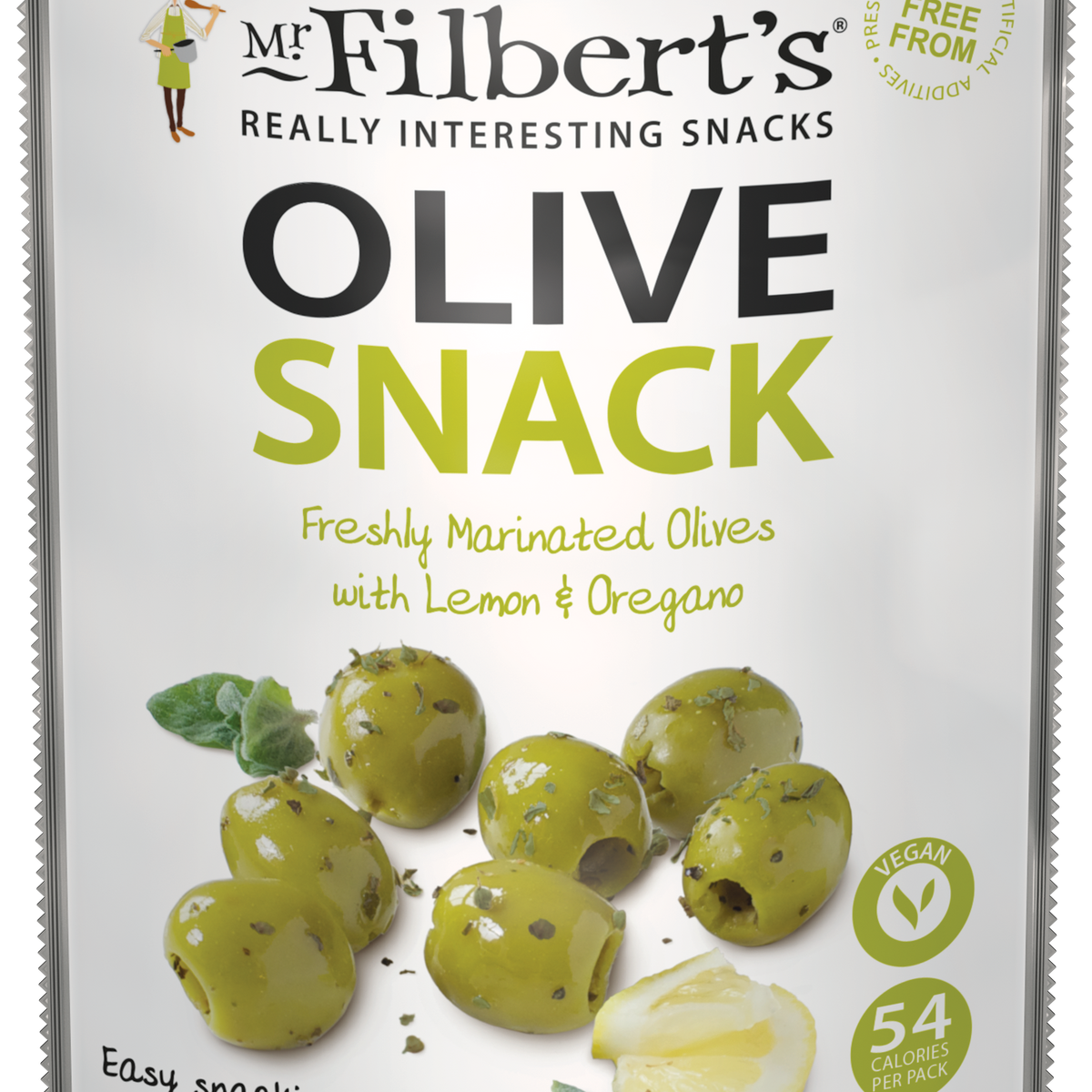 Mr Filbert's - Lemon & Oregano Green Olives 12 x 50g – Mr. Lemonade